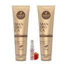 Kit 2 Leave in Haskell Creme De Pentear Cavalo Mandioca 150gr + Presente Lourre 15ml