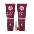 Kit 2 Leave in Haskell Creme De Pentear Quina Rosa 240gr + Presente Lourre 15ml