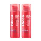 Kit 2 Leave-In Protetor Térmico Restauração Reparação Total Ricca 50ml