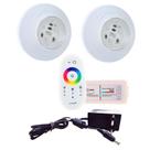 Kit 2 Led Para Piscina Smd Rgb 95m Módulo E Fonte 110v/220v