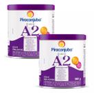 Kit 2 Leite Em Po A2 Integral Instantâneo 380g Piracanjuba Lata