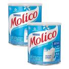 Kit 2 Leite me Pó Molico Desnatado Lata 280g