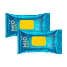 Kit 2 Lenço Umedecido Mió Baby Sem Fragrância com 96 Unidades