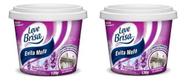 Kit 2 Leve Brisa Evita Mofo Odorizador Ambiente Lavanda 130g