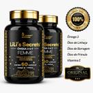 Kit 2 Lilis Secrets Femme Ômega 369 Alisson Nutrition 60 Cápsulas