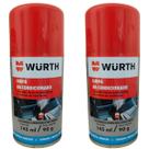 Kit 2 Limpa Ar Condicionado Higienizador Automotivo Wurth Carro Novo 145ml
