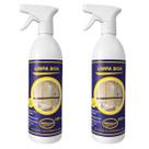 Kit 2 Limpa box 500ml Azulejos Vidros Limpeza Pesada Kit 2 Limpa box 500ml Azulejos Vidros Limpeza Pesada