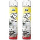 Kit 2 Limpa Estofados Higienização a Seco Zip Clean Limpeza Profunda 300ML Mundial Prime