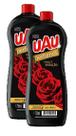 kit 2 Limpa Pisos Uau Perfumes Rosas e Sedução 750ml