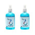 Kit 2 Limpa Tela Smart Tv Grande Led Celular Notebook Limpeza Lente Oculos Lupa Binoculo Telescopio Objetiva Camera Spray 500ml