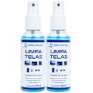 Kit 2 Limpa Telas 60ml Led Plasma Lcd iPod iPad Tvs Monitores Celulares Implastec