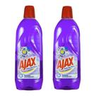 Kit 2 Limpador Ajax Festa Das Flores Lavanda 1 Litro