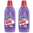 Kit 2 Limpador Diluível Ajax Festa Das Flores Lavanda 500ml Kit 2 Limpador Diluível Ajax Festa Das Flores Lavanda 500ml
