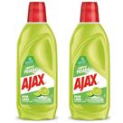 Kit 2 Limpador Diluível Ajax Fresh Limão Limpeza Pesada 500Ml