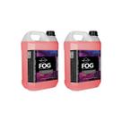 Kit 2 Líquidos Para Maquina De Fumaça Morango 5 Litros Nevoa
