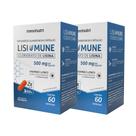 Kit 2 Lisimune Cloridrato de Lisina + Zinco 60 Cápsulas Maxinutri