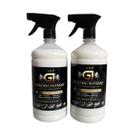 Kit 2 Litros Cera Carnaúba Microcristalização Brilho Automotivo Carro Vidro Box