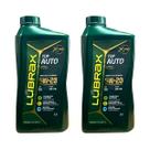 Kit 2 Litros Oleo Lubrax Premium 5W20 Sintético API SQ SN SL