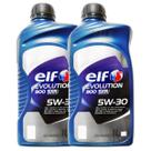 Kit 2 Litros Óleo Motor Elf 5w30 100% Sintético Gasolina Etanol Flex Diesel Gnv Evolution 900 SXR Sem DPF Economia de Combustível