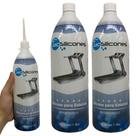 Kit 2 Litros Silicone Puro Lubrificante Esteira Bicicleta Elétrica e Uso Geral JAC