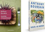 kit 2 livros ANTHONY BOURDAIN Cozinha confidencial + Volta ao Mundo: Um guia irreverente - Companhia de Mesa