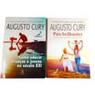 Kit 2 Livros Augusto Cury Como Educar Crianças e Jovens + Pais Brilhantes