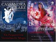 KIT 2 LIVROS CASSANDRA CLARE As Maldições Ancestrais O Livro Branco perdido + Os pergaminhos vermelhos da magia