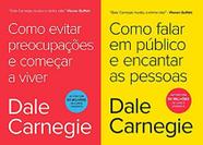 KIT 2 LIVROS DALE CARNEGIE Como Falar em Público e Encantar as Pessoas + Como evitar preocupações e começar a viver