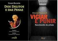 KIT 2 LIVROS Dos Delitos e das Penas + VIGIAR E PUNIR