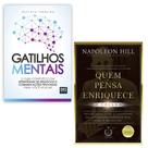 Kit 2 livros físico, Gatilhos Mentais + Quem Pensa Enriquece, Napoleon Hill, Gustavo Ferreira