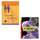 Kit 2 livros: genética humana + brinde genética medica