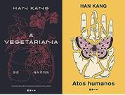 KIT 2 LIVROS Han Kang A vegetariana + Atos humanos DRAMA COREANO