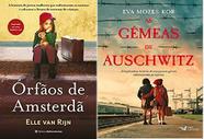 kit 2 livros Órfãos de Amsterdã + As gêmeas de Auschwitz segunda guerra