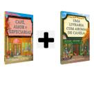 Kit 2 Livros Romance Contemporâneo, Café Amor e Especiarias, Vol 1 + Uma Livraria com Aroma de Canela, Vol 2