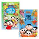 Kit 2 Livros Turma Da Mônica Lendas E Folclore Para Crianças Canções Literatura Infantil Escolar