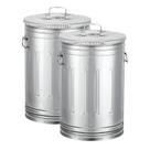 Kit 2 lixeiras americanas lata de lixo 30 litros Kit 2 lixeiras americanas lata de lixo 30 litros