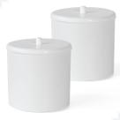 Kit 2 Lixeiras Branco Banheiro Cozinha Multiuso 6 Litros