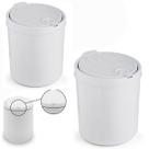 Kit 2 Lixeiras Plástico Multi Uso P/ Banheiro e Cozinha Tampa Clicar Branca 6L Kit 2 Lixeiras Plástico Multi Uso P/ Banheiro e Cozinha Tampa Clicar Branca 6L