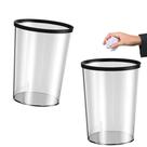Kit 2 Lixeiras Redonda com Anel de Pressão 10 Litros banheiro Cozinha Conzinha Pia Escritorio Lavanderia Casa Organizar Descartar Lixo Forma Higiênica