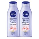 Kit 2 Loção Hidratante Nivea Óleos Essenciais Flor de Cerejeira & Óleo de Jojoba 400ml