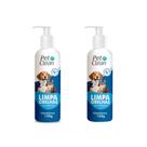 Kit 2 Loção Limpa Orelha Cachorro Cão Gato Pet Clean 120g