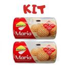 Kit 2 Lowçucar Biscoito 110G Maria Zero Lactose Diet Adoçado com Stevia