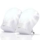 Kit 2 Luminaria Abajur Parede Menino E Menina Quarto Bivolt