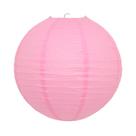Kit 2 Luminária Japonesa Decoração Oriental Pendente Teto Festa Casamento Restaurante Papel 30 cm Rosa Claro