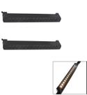 Kit 2 Luminária Led Pontual Linear 30w 3000k Para Trilho Preto Bivolt