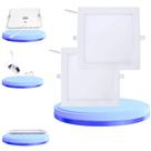 Kit 2 Luminária Painel Plafon Led 18W Quadrado Embutido Bivolt 110v-220v Frio 6500K OU Quente 3500k