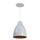 Kit 2 Luminária Pendente Bala Com Interior Cobre Com Fiação 110/220v Kit 2 Luminária Pendente Bala Com Interior Cobre Com Fiação 110/220v