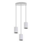 Kit 2 Luminária Pendente Copinho Triplo Com Fiação 110/220v Soquete E27 Kit 2 Luminária Pendente Copinho Triplo Com Fiação 110/220v Soquete E27