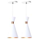 Kit 2 Luminária Pendente Mini Pequim 24Cm Balcão Bancada