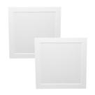 kit 2 Luminária Plafon Embutir Quadrado 40x40 Taschibra 36w